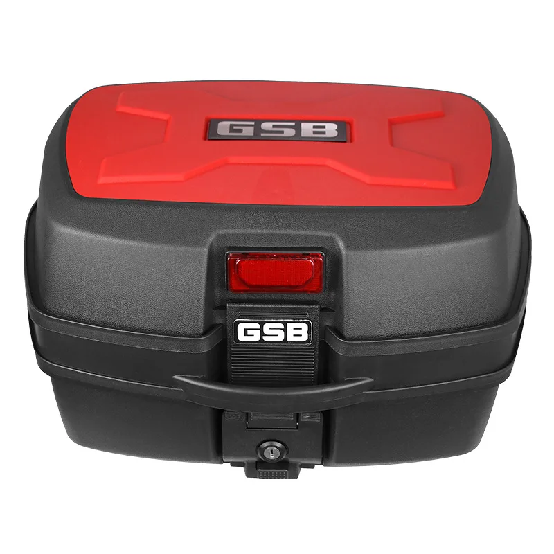GSB Motorcycle Trunk Universal Tail Box - 35L Thickened Motor