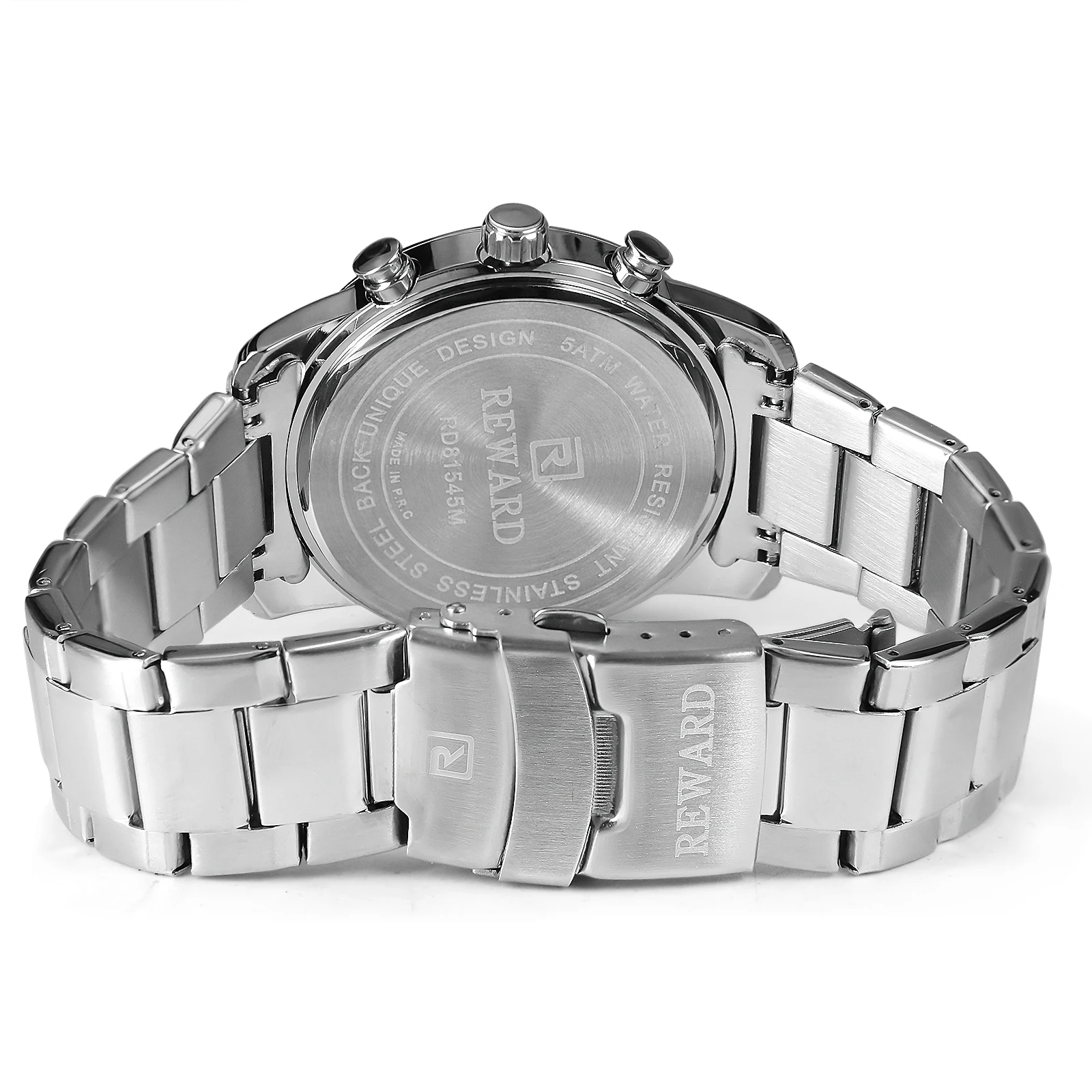 REWARD Men Wrist Watch Luxury Waterproof Guangzhou Watch Classic Stainless Steel Private Label Customize Logo Watches