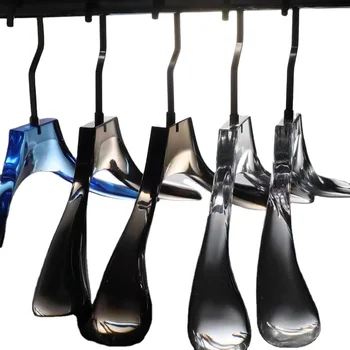 Quality  hangers  With rotatable metal hook, premium Acrylic Hanger for female custom clothing hangers