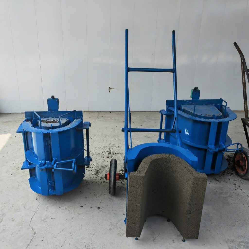 U-shaped Trapezoid Concrete Brick Molding Machine Hydraulic Pressure Automatic Operation for Farmland Drainage Channel Forming