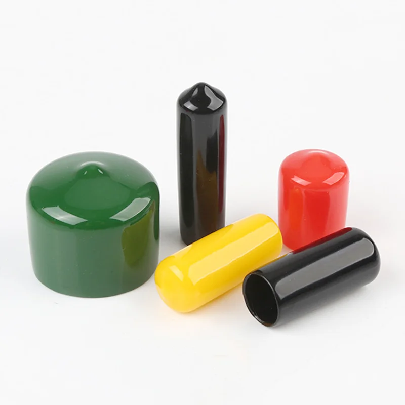 Customized PVC Protective Cover Protective Cap Plastic Dust Caps Screw Soft Covers Wire Thread protection Plug