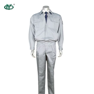 Odor-Control Food Processing Suits - Antibacterial Kitchen Uniforms with Elastic Cuffs for Meat Packing Plants