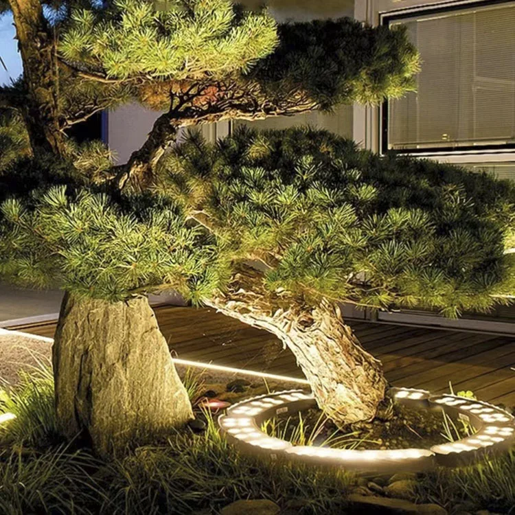 Solar Hug Tree Lights Decoration Moder Outdoor Palm Tree Lights Led Solar Lawn Decoration Landscape Garden Lamp