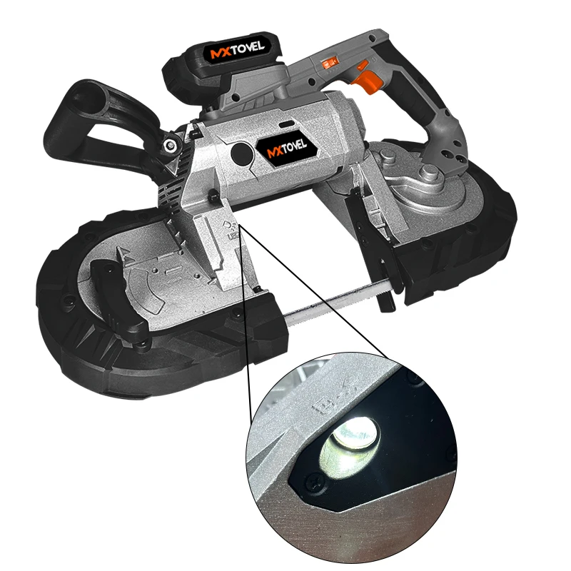 Factory Direct Selling 20V Angle Adjustable Cut Table Saw Portable Cordless Band Saw
