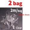 1 sac transparent 4mm