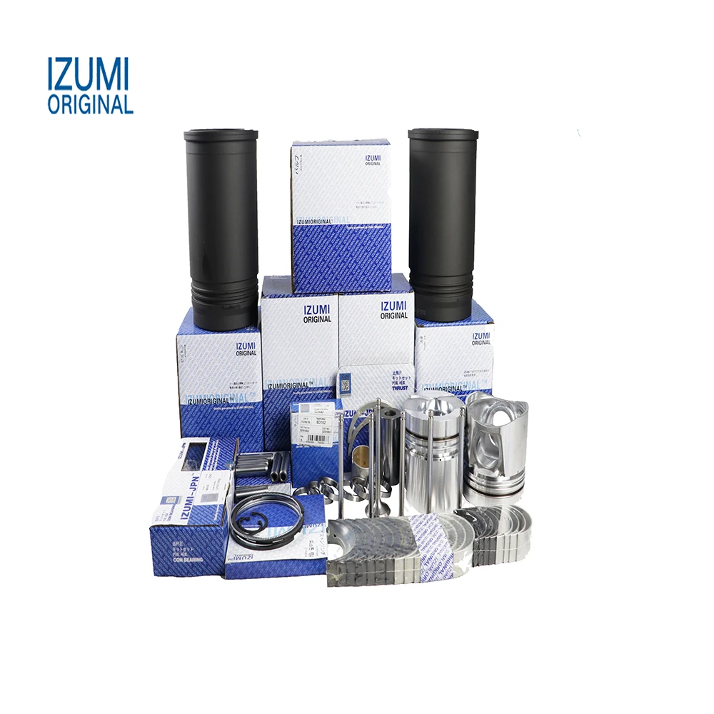 IZUMI Original 6D105 S6D105  Kit Liner Overhaul Kit for Komastu PC200-3 Excavator Engine Parts