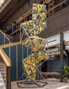 ECOJAS New Product Indoor Decoration Custom Art Lighting Villa Hall Hotel Lobby Shower Room LED Chandelier