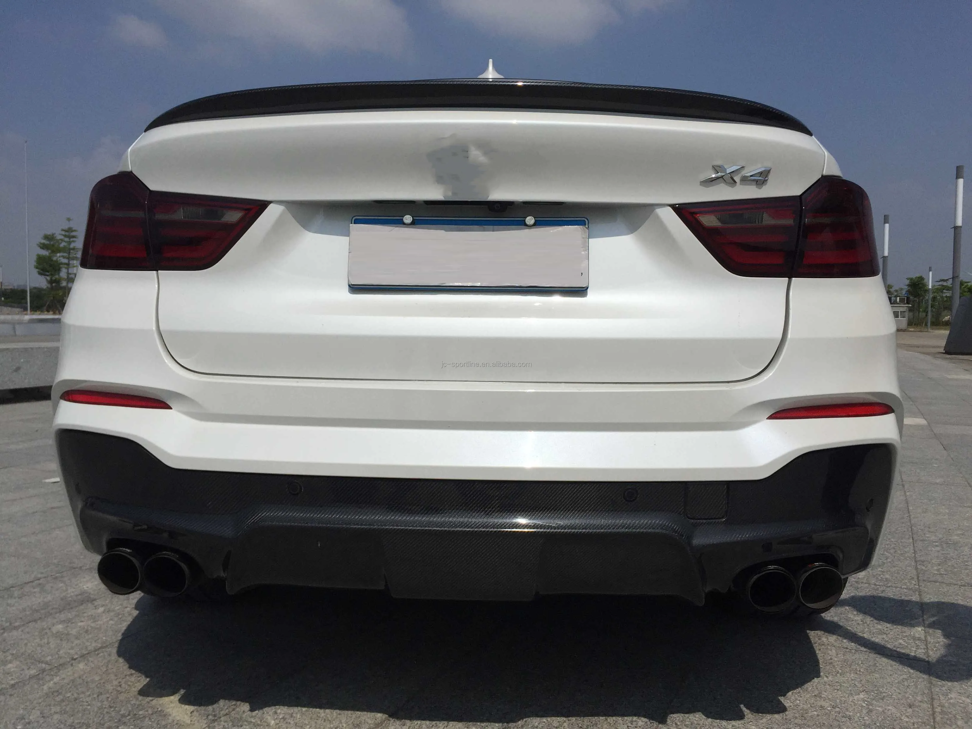 Carbon Fiber Rear Bumper Lip Diffuser for BMW X4 F26
