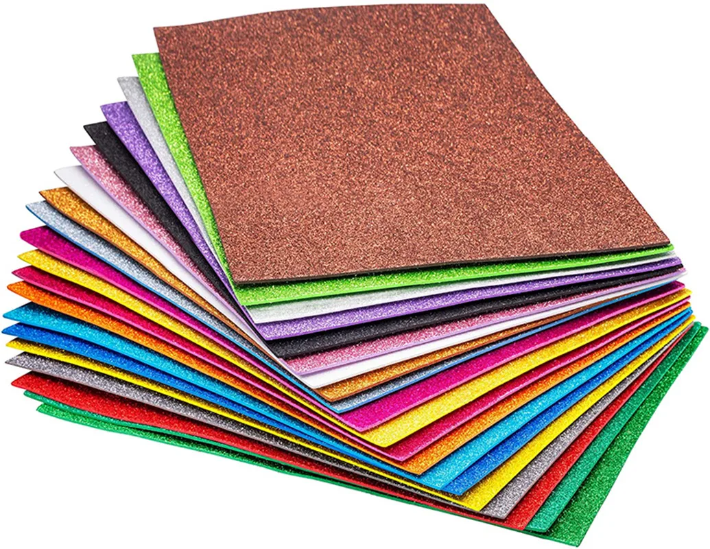 
 Color EVA Foam Sheet A4 33X49CM 50*70CM  1mm 2mm 3mm 4mm 5mm 6mm 7mm 8mm 9mm 10mm Thick  