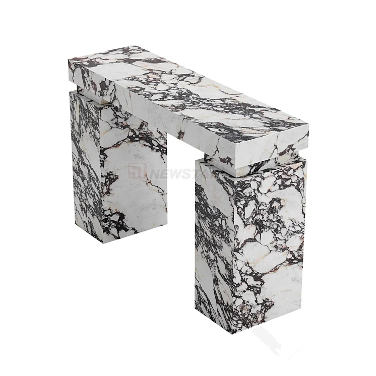 Newstar Stone Italian Design Console Table Elegant Marble Calacatta ...
