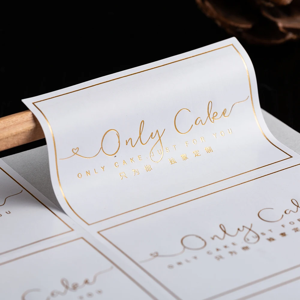 Wholesale Custom Brand Logo Low MOQ Waterproof Stickers