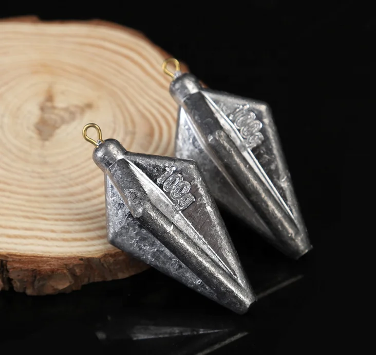 TOPIND Carambola Shape Bullet Lead Sinkers Fishing Sinker Weight for  Freshwater Saltwater