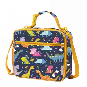 Manufacturers Custom Hand-held Thermal Kids Insulated Lunch Box Bag for Boys and Girls for School and Travel