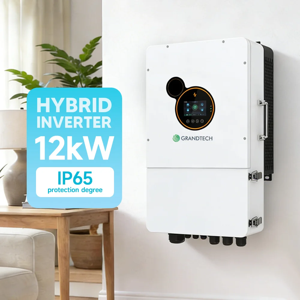 US Stock GRANDTECH Hybrid Inverter 1kw 2kw 3kw 5kw 6kw 10KW 12KW 110v 120v 220v 240v IP65 Split Phase Solar Inverter WITH WIFI