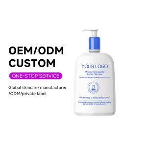 OEM ODM Skin Care Face Wash Oil Control Whitening Hyaluronic Acid Facial Cleanser Moisturizing and Gentle Skin Cleansing Lotion