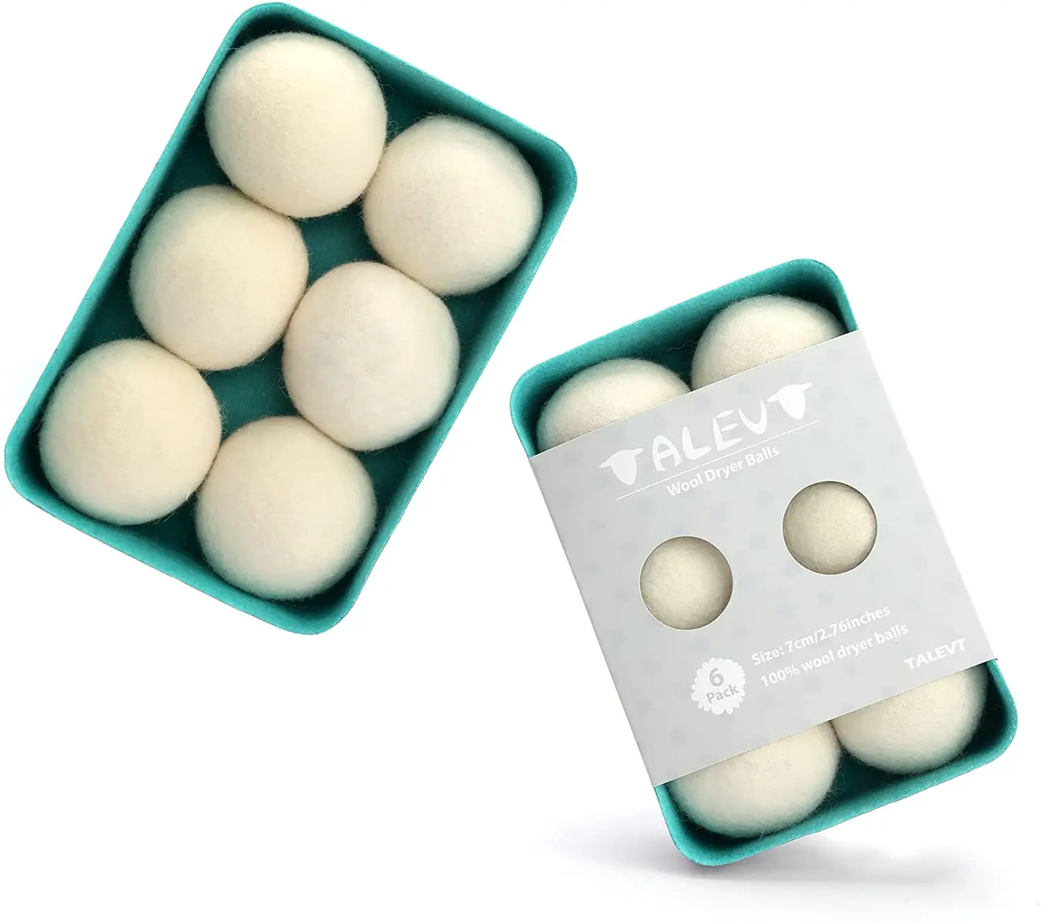 2022 Лидер продаж на amazon трендовые товары из Новой Зеландии размер xl 7 см шерстяные сушильные шарики 6 пакетов хлопковые пакеты оптовая продажа с завода