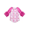 Cupcake Raglan Ruffle Sleeve Tee