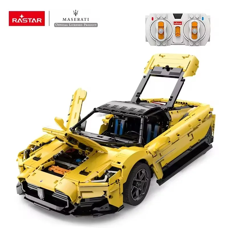 RASTAR 93510 93500 3457pc Maserati MC20 Sports Car Building Block Toy Technical Hypercar Racing Brick Model Bricks Toys for Kids