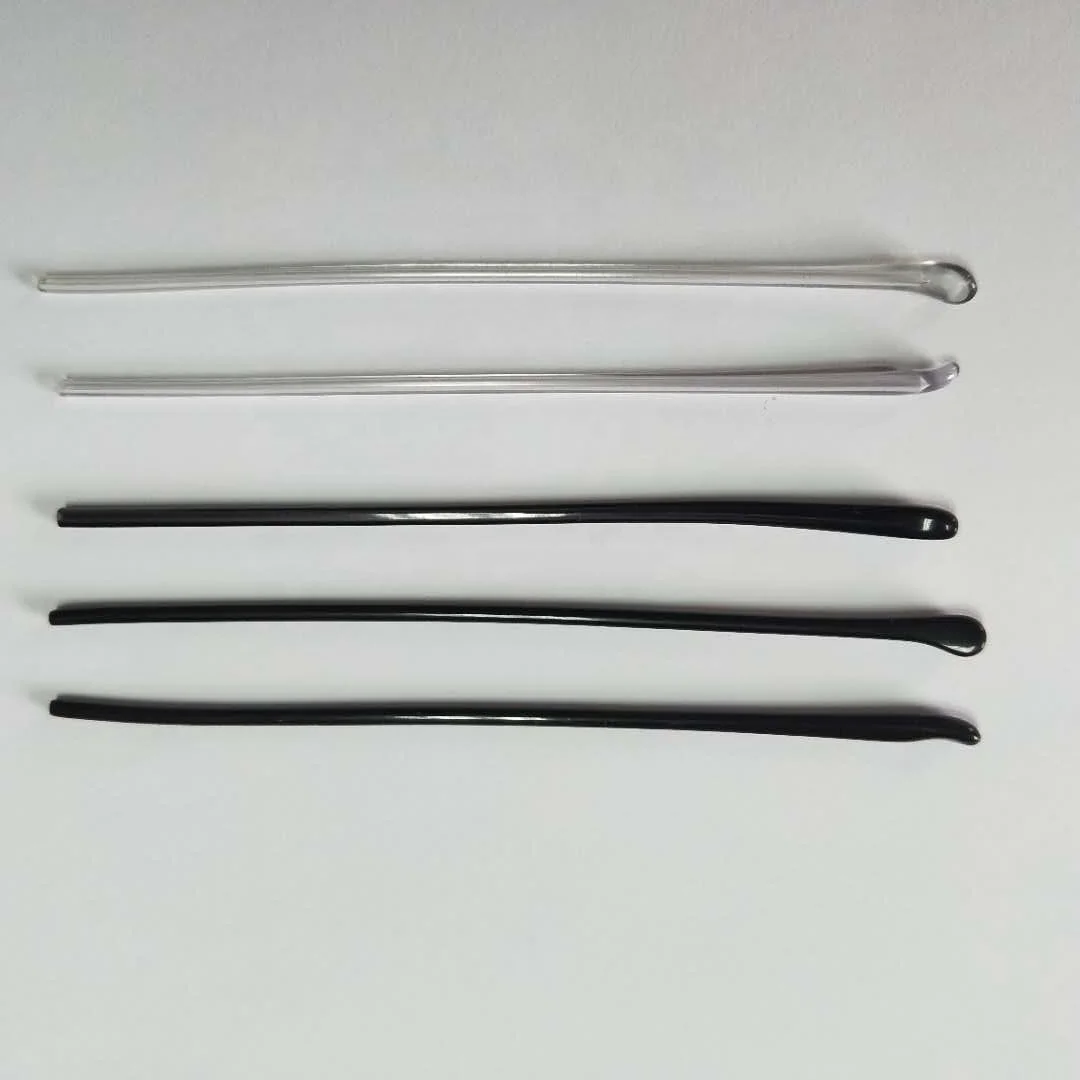 eyeglasses temple tips with metal temple and short acetate temple tips