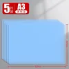 hojas a3-5 azul transparente