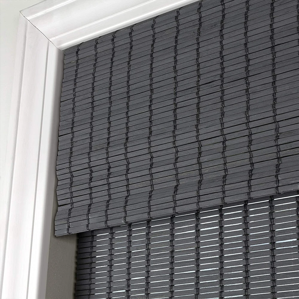 2021 Hot Selling New Indoor Home Manual Window Shades Bamboo Roman Blinds