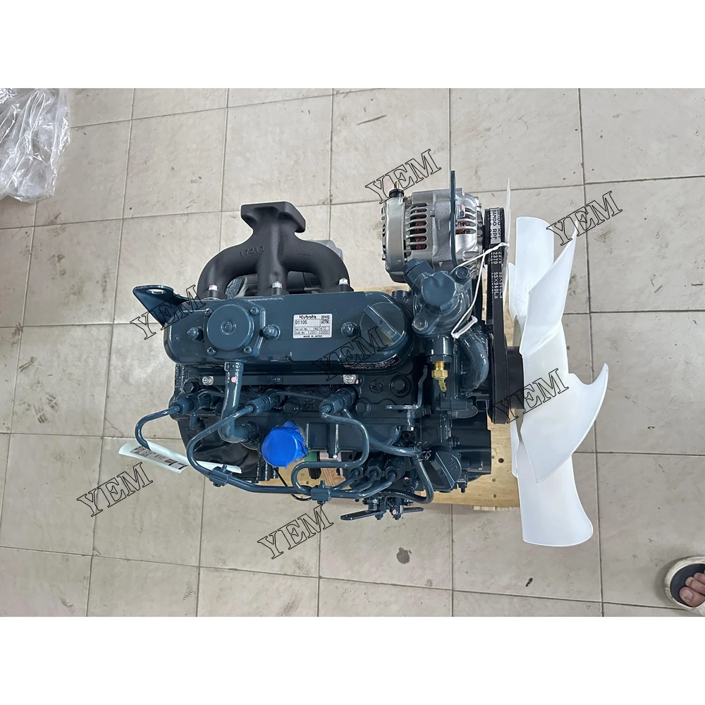 New D1105 Complete Engine Assy 1NG7472 2200RPM 14.0KW for Kubota Parts