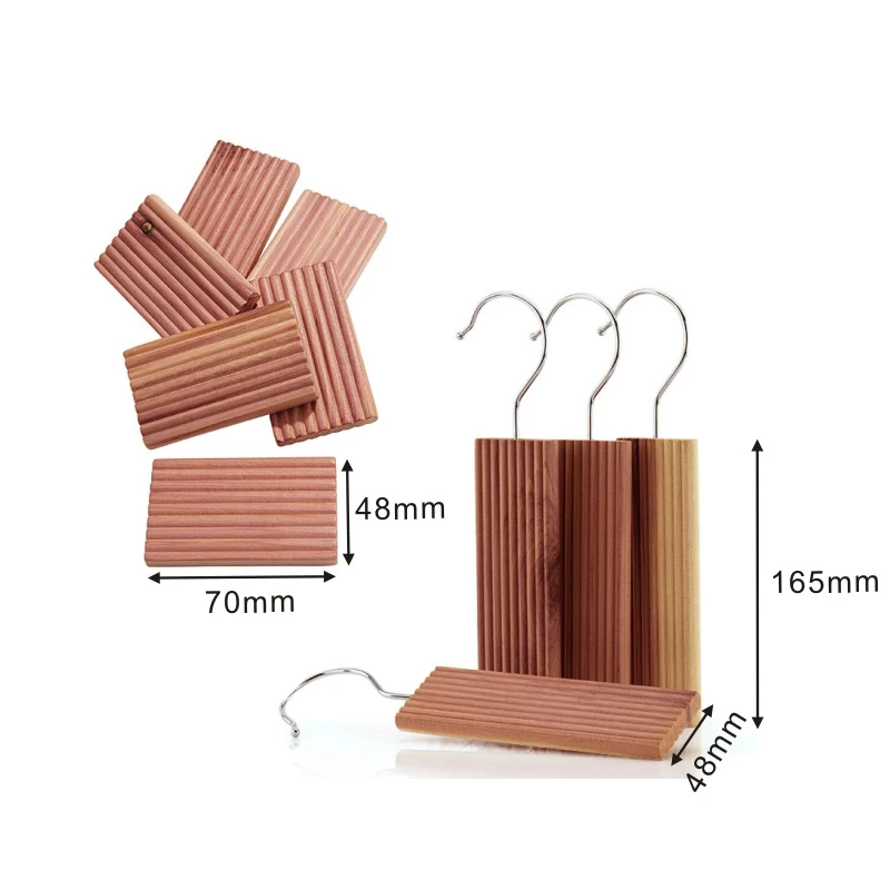 Клетки и ящики репеллент моли кольца из свежего кедра для вешалки кедровые