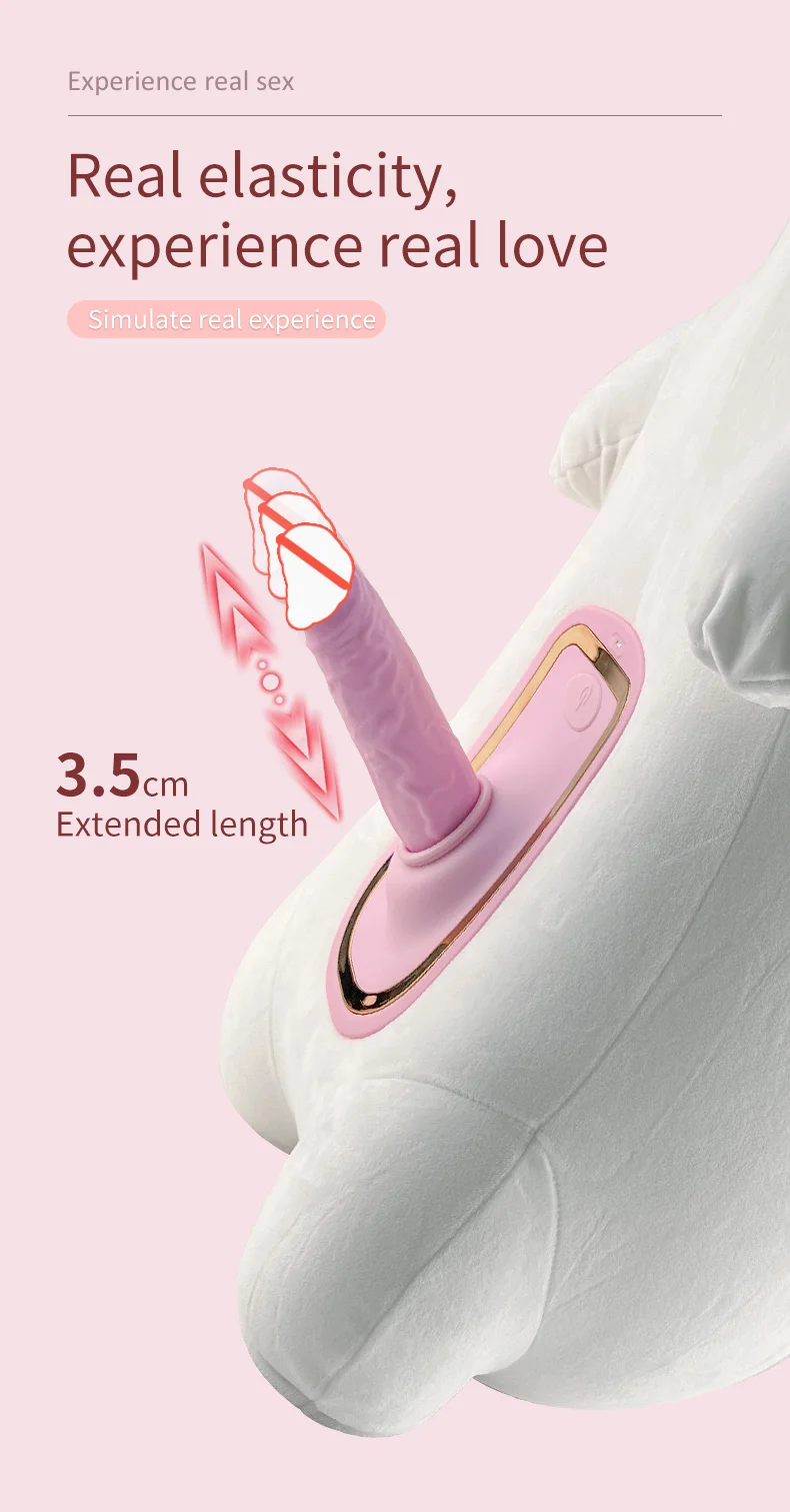 Automatic Trushing Dildo Bear - Plush Vibrating Sex Toy for Women, Ideal  for Masturbation, Silicone Material, Great for Adult Use