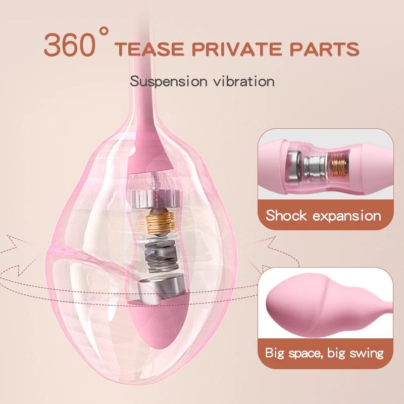 Wireless Remote Control USB Inflation Panty Love Egg Vibrator Wearable Adult Sex Toys for Women Saxy Toys