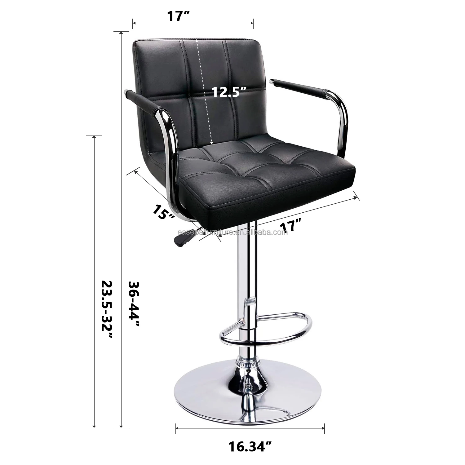 Modern Kitchen Bar Chairs Customized Height Adjustable Bar Stool ...