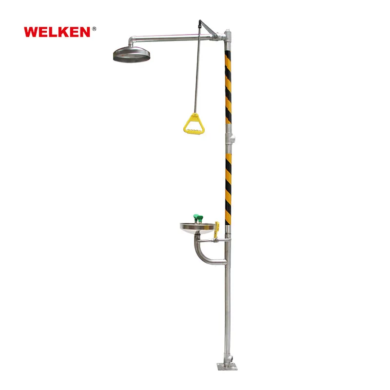 Combination Unit Portable Emergency Emergency Safety Shower and Eyewash Station Liquid Eyewash