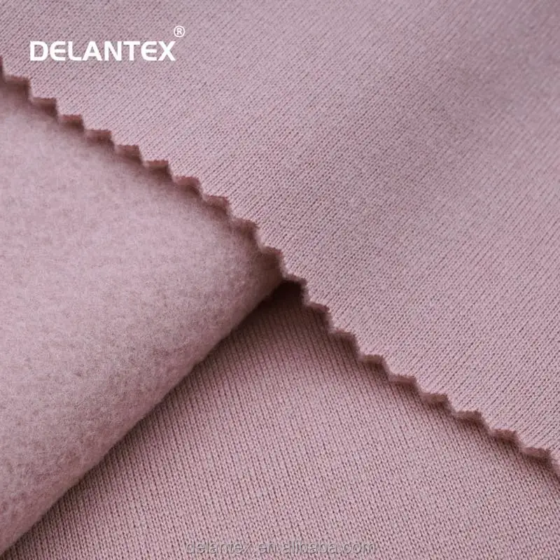 Delantex Custom Super Soft Raw Material Cute Graphics 100% Polyester Double Sided Polar Hoodie Fleece Fabric for Shirts Cloth