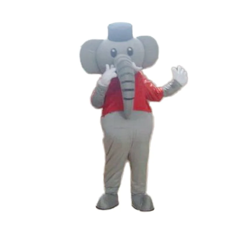 Kinqee Inflatable Grey Elephant Ride on Costume Animals Walking Suit Funny Blow up Costume Festival Elephant Inflatable Suit