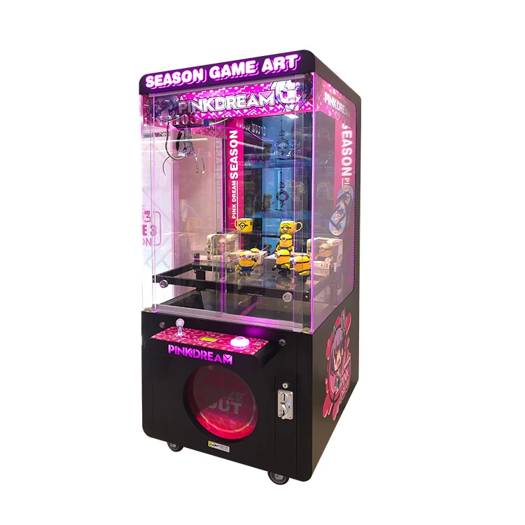 Высококачественная детская игровая площадка машинка для игровых автоматов плюшевый игрушечный кран монетный джойстик прямо с