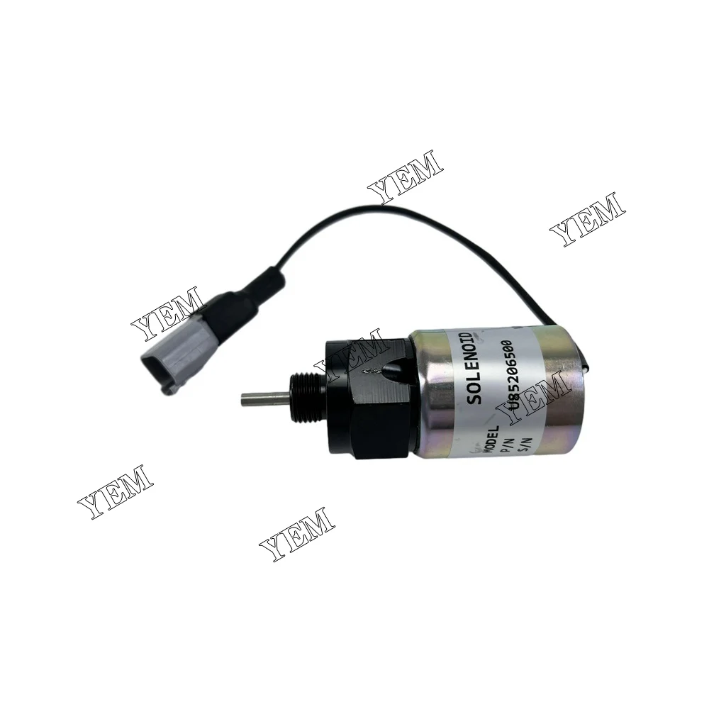 Solenoid Valve 12V U85206500 A0363175DC 10000-47899 U85206452 U85206451 U85206520 185206450 for Perkins 404C-22 Engine Replaces