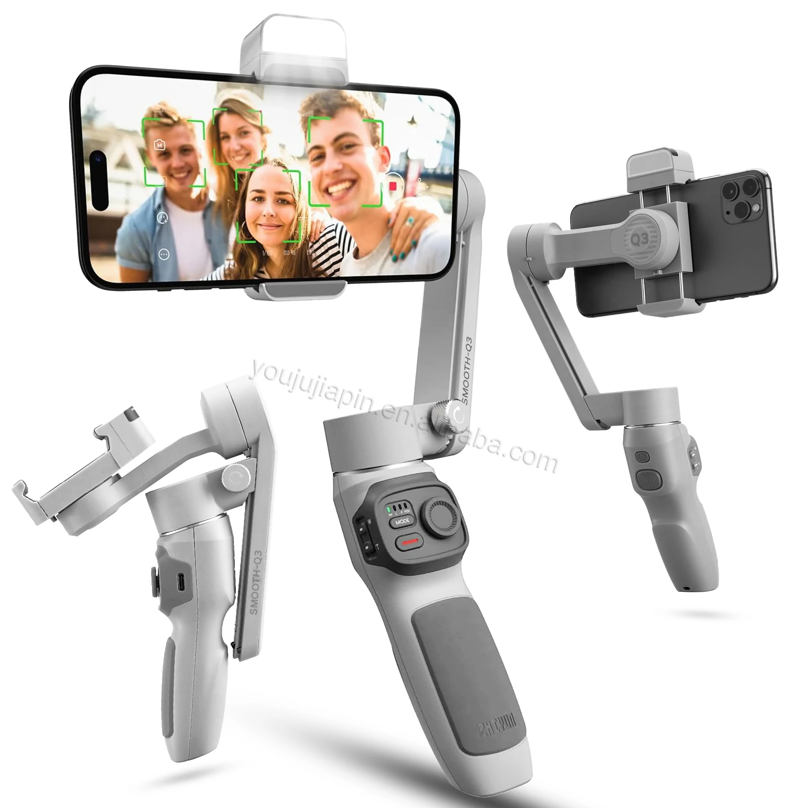 ZHIYUN SMOOTH Q3 コンボ スマートフォンジンバル 3軸フレキシブル