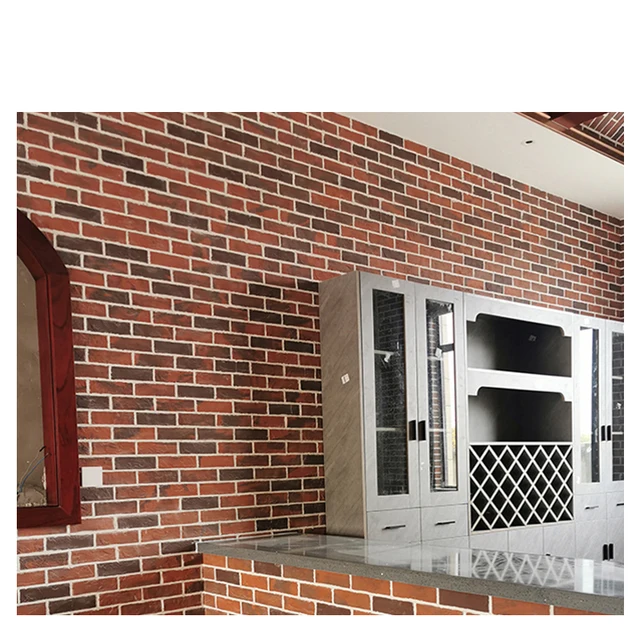 Various colors and brick texture MCM wall stone exterior wall cladding flexible tile brick