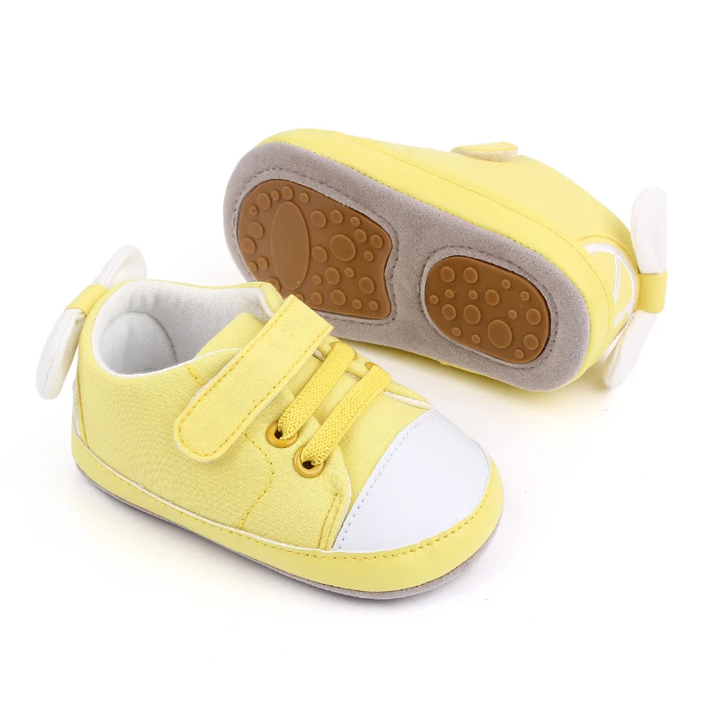 New Arrival Casual Baby Shoes Boys Girls TPR Sole Red Yellow Baby Toddler Shoes  Wholesale supplier
