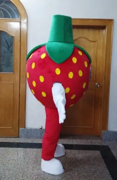 NUOBESTY Chapeau Fraise En Peluche – Accessoire Déguisement Cosplay & Photo – Taille Universelle