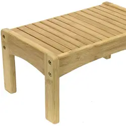 Стабильная мебель из органического натурального бамбука портативное детское маленькое сиденье для кухни ванной душа скамейка ног ступенчатый стул