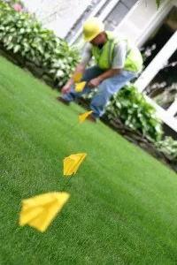 PVC Marking Flag Durable Vinyl Material to Stand up to Sun & Freezing Temperatures a Set of 100 Field Marker Flags