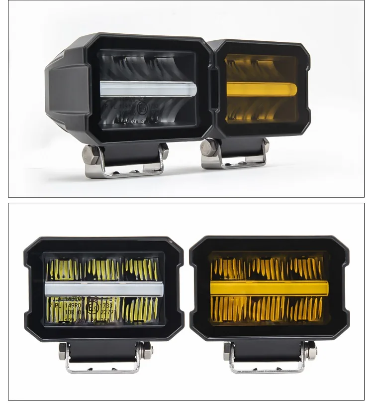 ECE R112 R7 R10 Led Work Light Bar White DRL Amber Position Light Mini 24v 30W Led Work Light