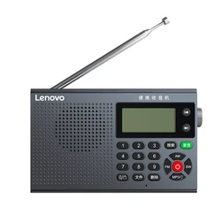 Lenovo Fm Am Sw 3 Band  Rechargeable Radio With Usb  Tf Mp3 Player Radio