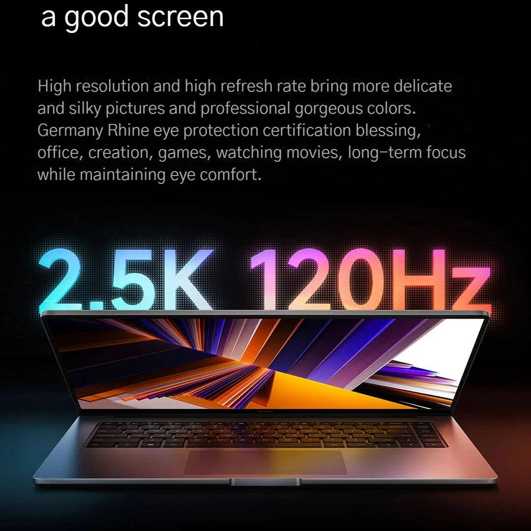 Xiaomi RedmiBook 16 2024 – I5 13500H – 16Go DDR5 – 512Go NVMe – 120Hz 2.5K – Argenté