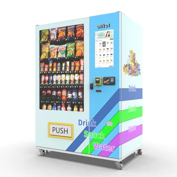 Commercial 24-Hour Factory Price Intelligent System Unmanned Candy And Water Vending Machine For Sale