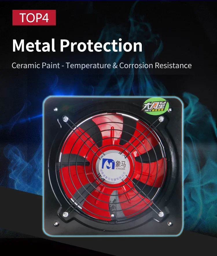 Industrial Ventilation Exhaust Fan, Portable, Ceiling, Roof - detail 10