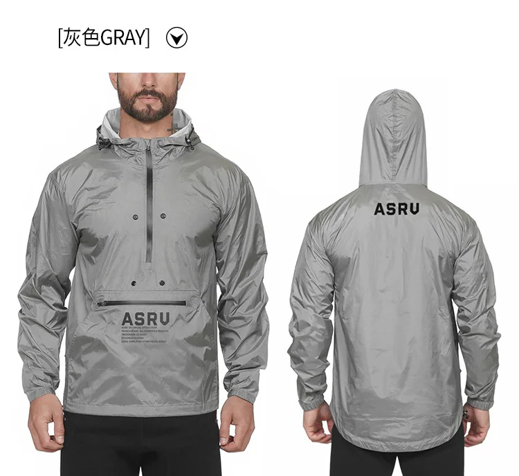 Sudadera Con Capucha Y Cremallera Para Hombre,Ropa De Calle De Poliéster  2021,Color Negro,Rompevientos Reversible Retro - Buy  Cazadora,Chaqueta,Cazadora Para Hombre Product on Alibaba.com