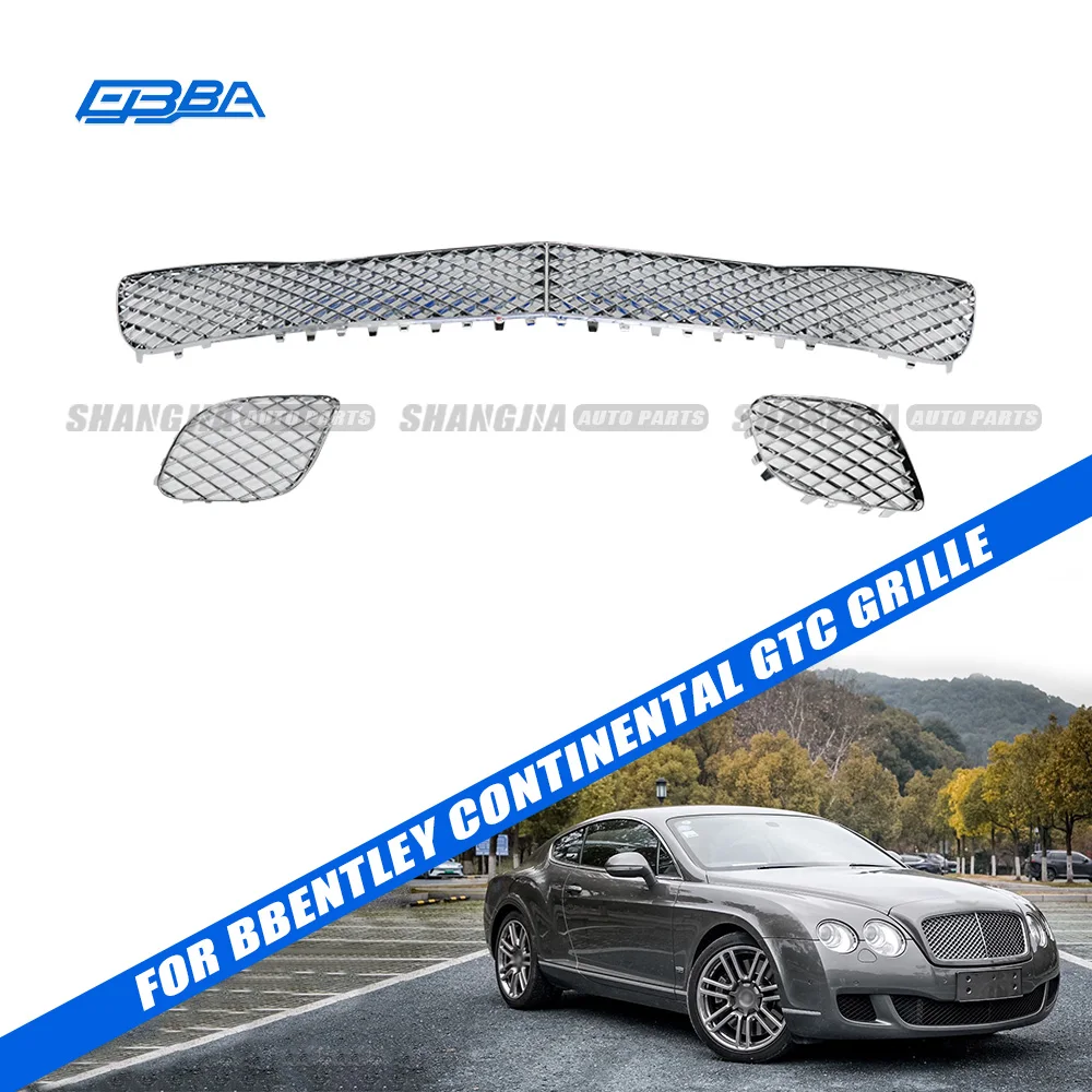 인기 판매 자동차 부품 바디 키트, 고품질 고급 신형 ABS 플라스틱 크롬 도금 그릴(Bentley GTC용)