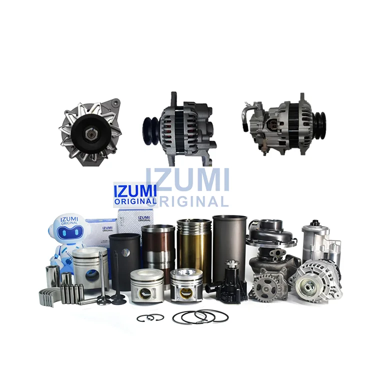 IZUMI ORIGINAL 4TNE94 4TNV94 Alternator High Quality Diesel Engine Parts For Yanmar