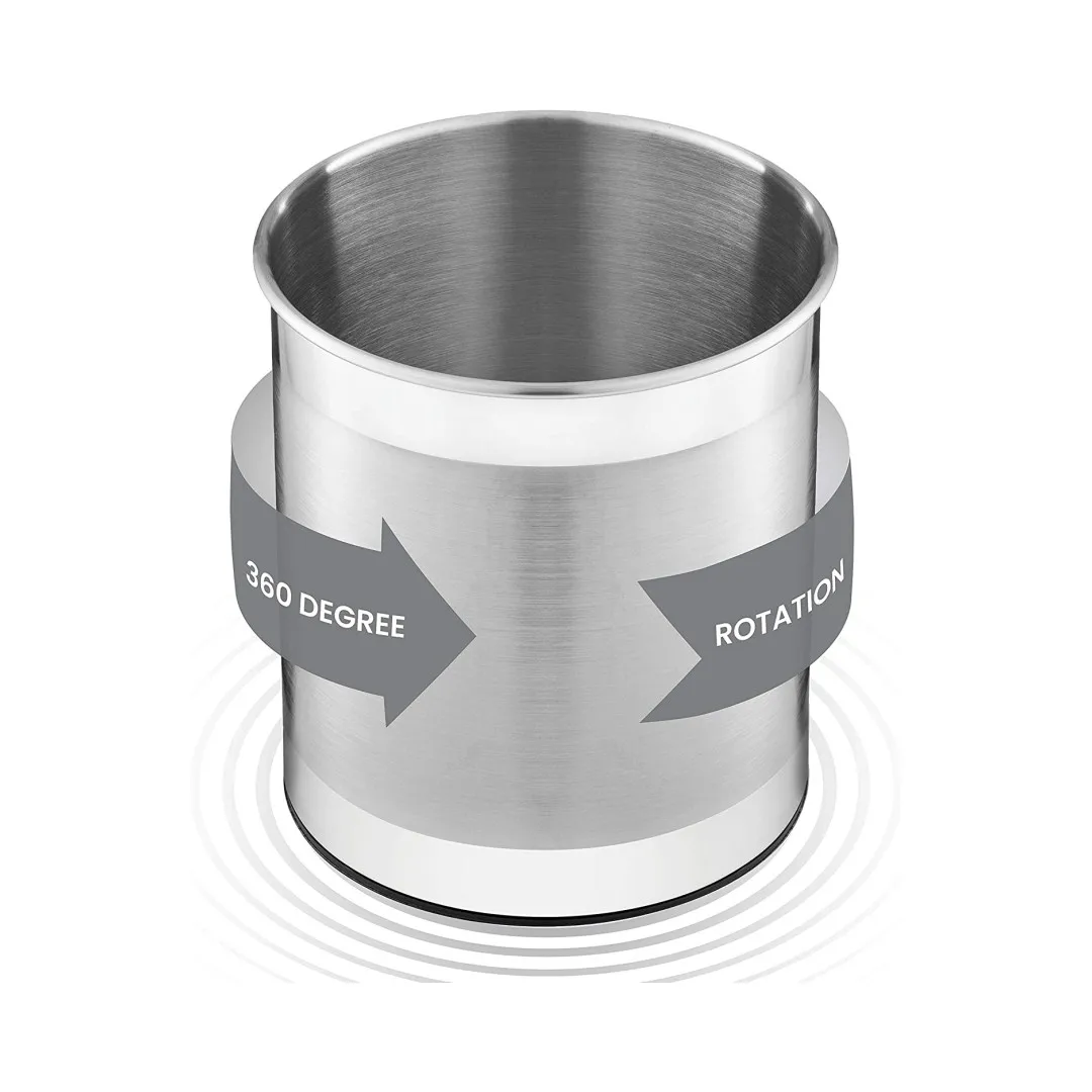 Kitchen Stainless Steel Utensil Holder 360 Rotating Utensil Caddy